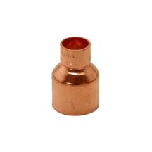 This is an image of a 54mm x 42mm Copper Endfeed Straight Reducer