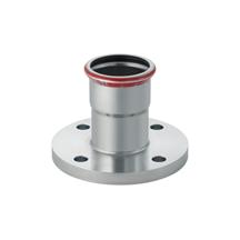 Geberit Mapress Carbon Steel Flange PN 10/16 with Pressing Socket 35mm